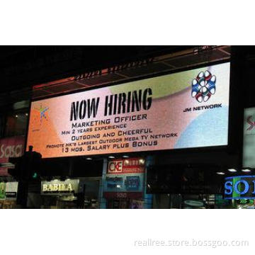 Large Full Color Led Display Advertising , PH20 1RGB Video